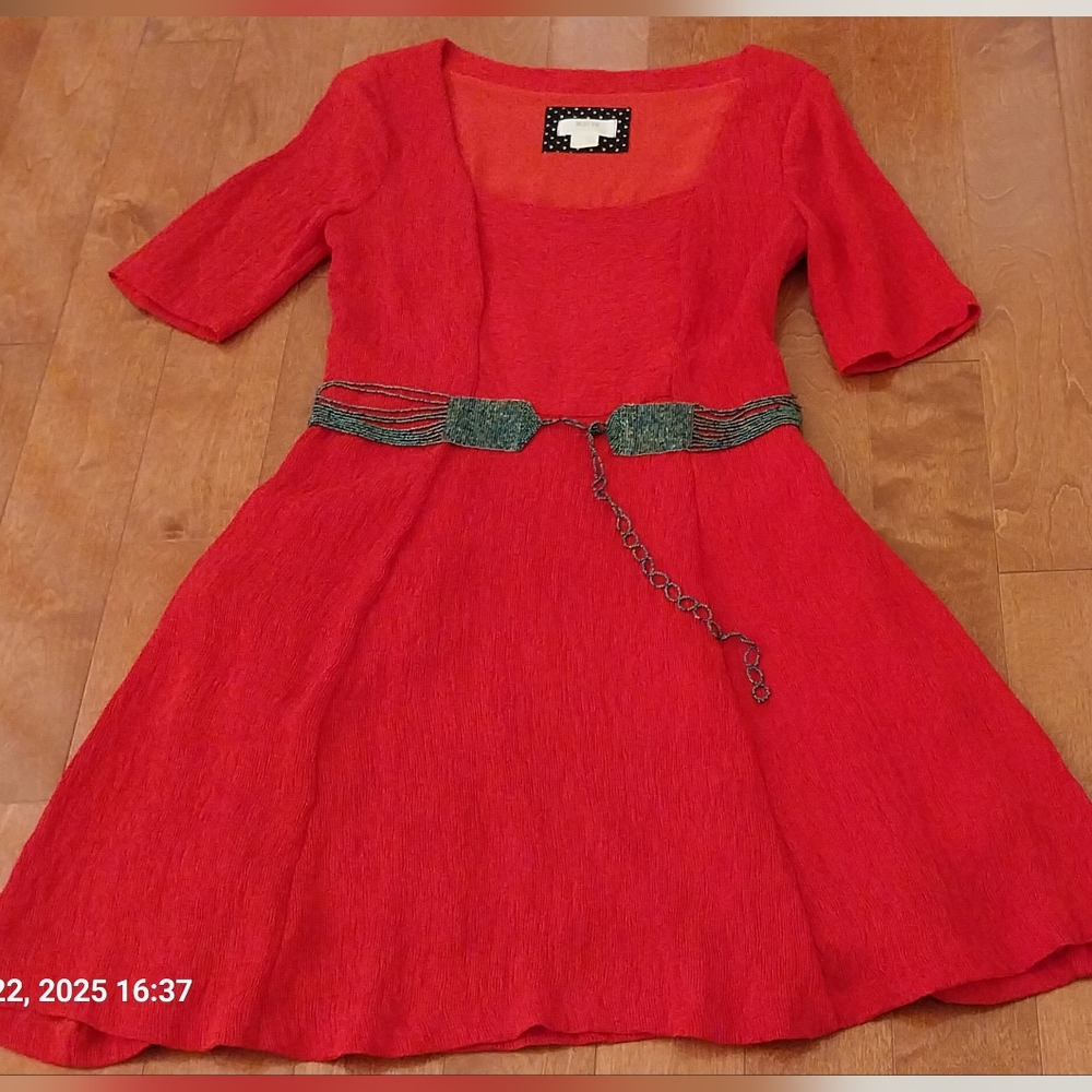 Vibrant Red  Dress